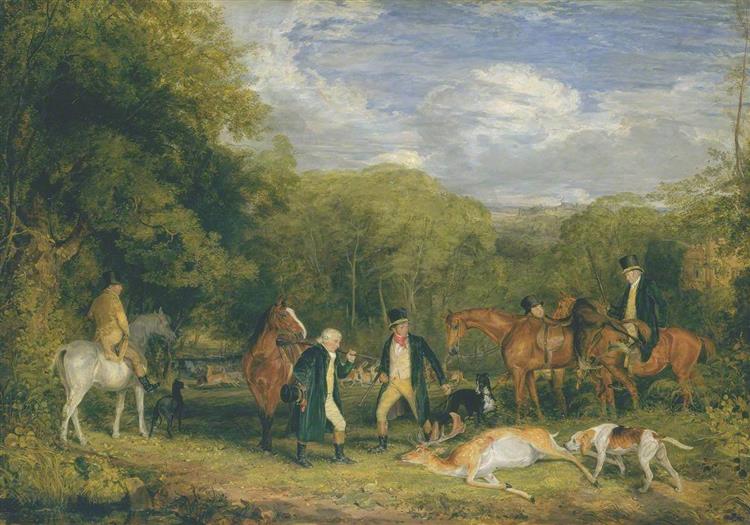 Buck-shooting in Windsor Great Park, 1825 - John Frederick Lewis
