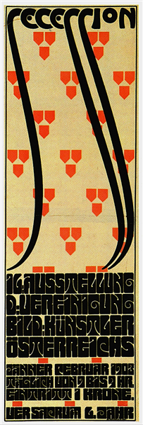 Poster for Vienna Secession XVI, Ver Sacrum, 1903 - Alfred Roller