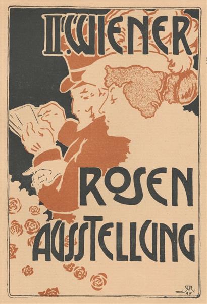Exhibition Poster Sketch, 1898 - Альфред Роллер