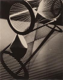 Untitled String Structure Lines Circles - György Kepes