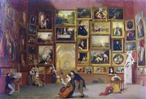 Gallery of the Louvre - Samuel Morse
