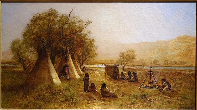 Cheyenne Encampment, c.1873 - Ralph Blakelock