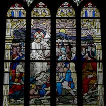 Life of Christ. Eglise Saint-Sulpice de Fougères (2ème Registre. Jésus Enseignant Les Foules) - Ludovic Alleaume