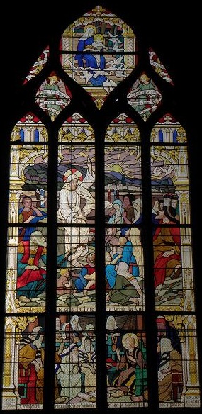 Life of Christ. Eglise Saint-Sulpice de Fougères, 1919 - Ludovic Alleaume