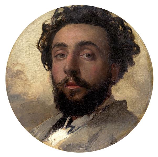 Self-portrait, c.1885 - Ludovic Alleaume