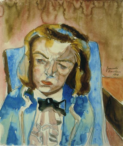 Musing Girl, 1926 - Walter Gramatté