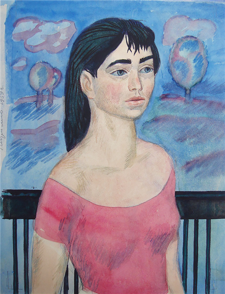 Female Portrait, 1958 - Hryhorii Havrylenko