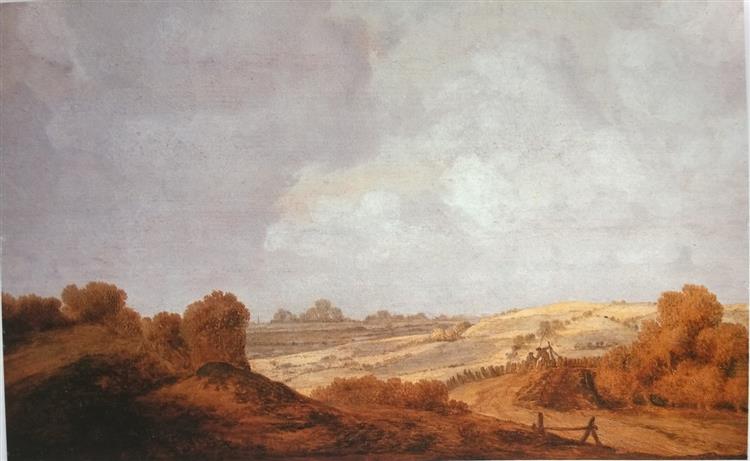 Dune Landscape on Walcheren - Salomon van Ruysdael