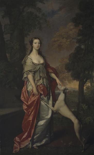 Elizabeth Gunning, Duchess of Hamilton, 1753 - Gavin Hamilton