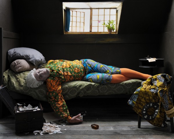 FAKE DEATH PICTURE (THE DEATH OF CHATTERTON, HENRY WALLIS), 2011 - Yinka Shonibare