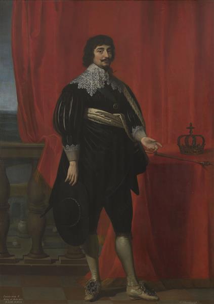 Portrait of Frederick V, King of Bohemia, c.1631 - Геррит ван Хонтхорст