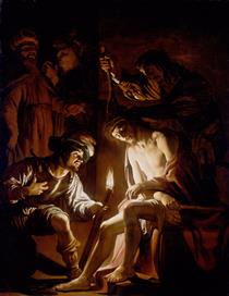 Christ Crowned with Thorns - Герріт ван Гонтгорст
