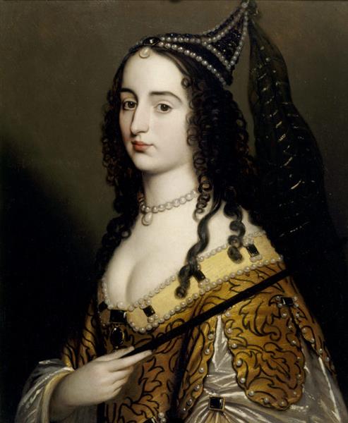 Portrait of Elisabeth of the Palatinate, Abbess of Hervorden - Gerard van Honthorst
