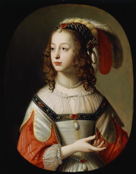 Portrait of Sophia, Princess Palatine (Sophia of Hanover), 1641 - Gerrit van Honthorst