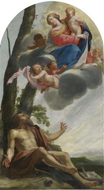Apparition De La Vierge Et De L’enfant-jésus À Saint Antoine - 西蒙·武埃