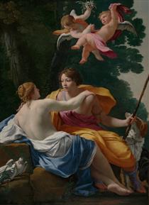 Venus and Adonis - Simon Vouet
