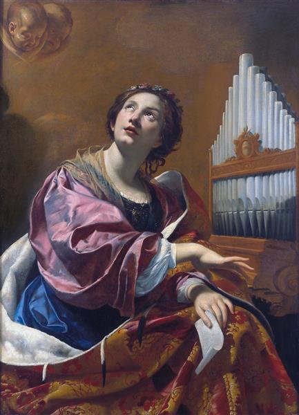 Saint Cecilia, 1627 - Simon Vouet