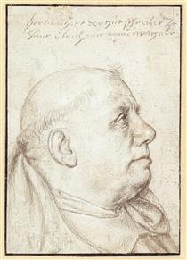 Leonhard Wagner, Profil nach rechts - Hans Holbein el Viejo
