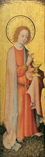 John the Evangelist, c.1445 - c.1450 - Штефан Лохнер