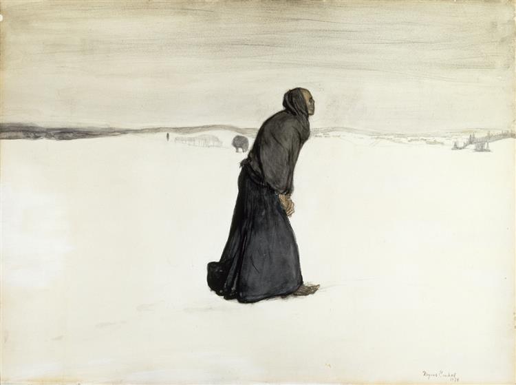 Death's Walk, 1896 - Magnus Enckell