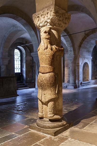 Crypt, Lund Cathedral, Sweden, 1145 - Romanesque Architecture