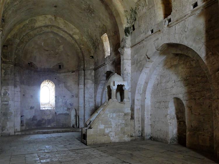 Interior, Krak Des Chevaliers, Syria, c.1170 - Романская архитектура