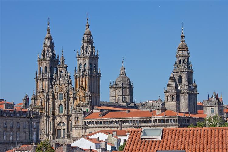 Santiago De Compostela Cathedral, Spain, 1075 - 1211 - Romanesque Architecture