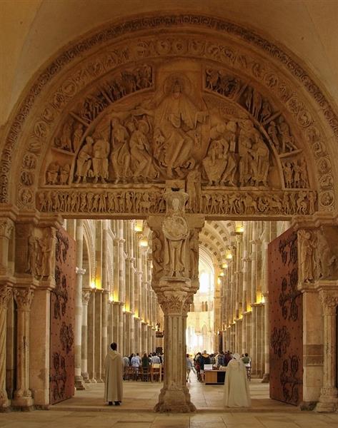 Vézelay Abbey, France, 1120 - 1150 - Romanesque Architecture