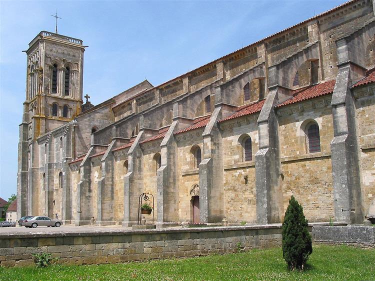 Vézelay Abbey, France, 1120 - 1150 - 罗曼式建筑