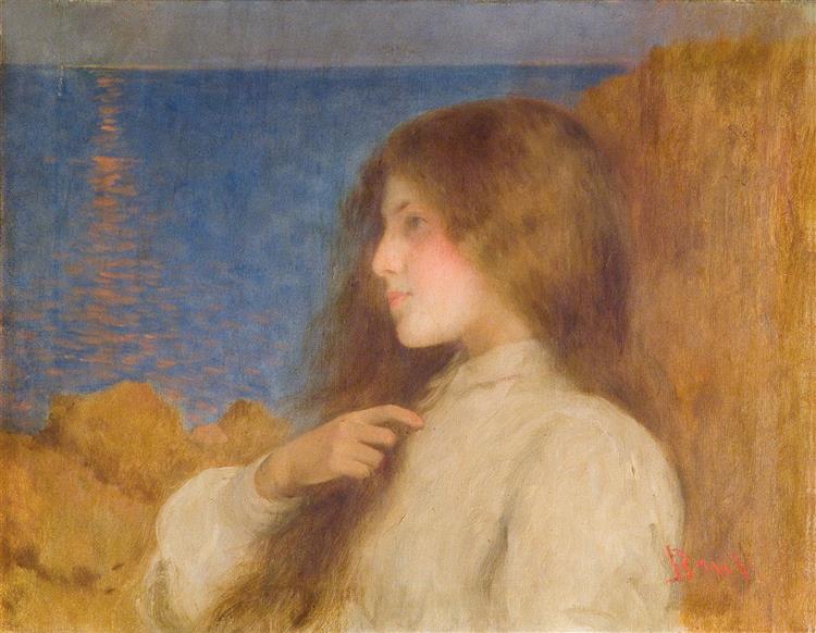 Girl by the sea - Joan Brull
