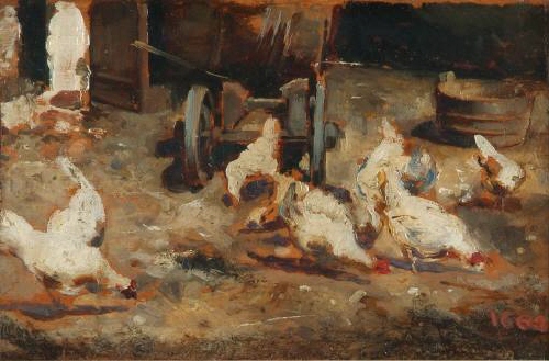 Hens, 1864 - Mariano Fortuny