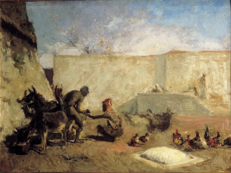 Moroccan horseshoer, c.1870 - 马里亚·福尔图尼