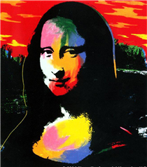 Mona Lisa Sunset - Steve Kaufman
