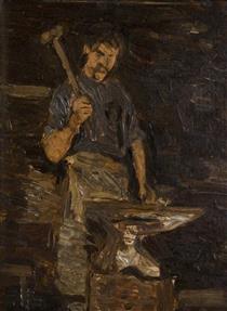 The Blacksmith - Paul Henry