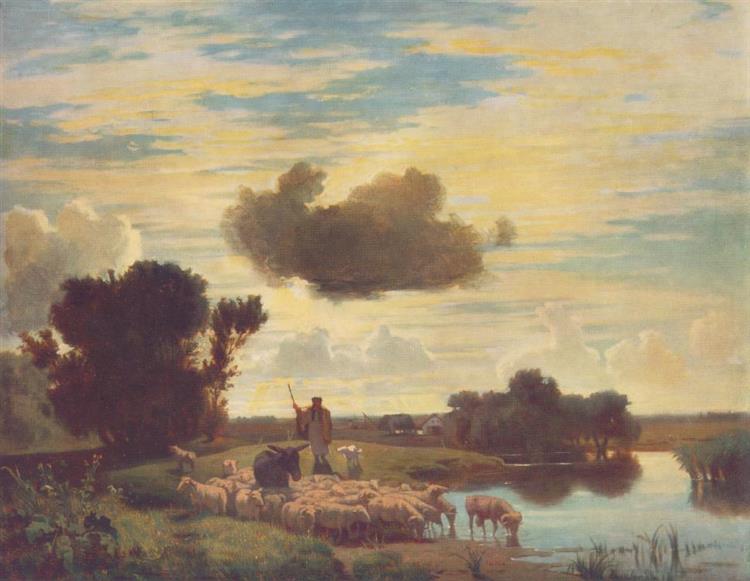 Twilight, 1870 - Károly Lotz