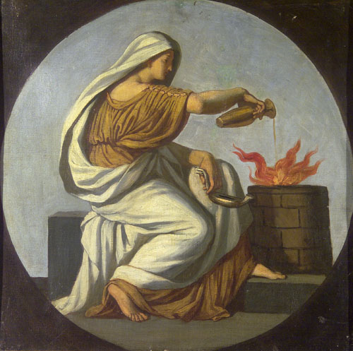 Allegory of Fire, c.1875 - Карой Лотц