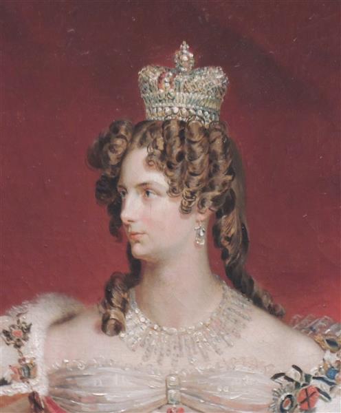 Empress Alexandra Feodorovna at the Coronation of Her Husband (detail), 1826 - George Dawe
