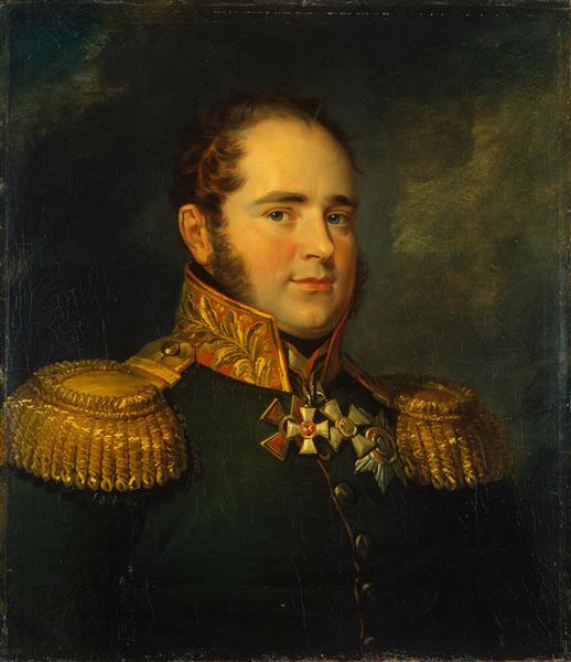 Portrait of Karl F. Baggowut, c.1823 - c.1825 - Джордж Доу