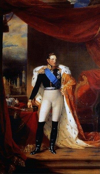 Coronation portrait of Nicholas I of Russia, 1826 - George Dawe