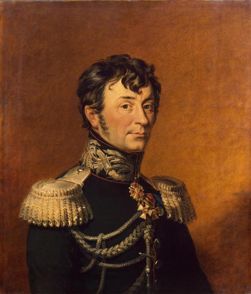 Portrait of Baron Karl Clodt Von Jürgensburg, Russian General, c.1823 - c.1825 - Джордж Доу