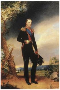 Portrait of Emperor Nicholas I - Джордж Доу
