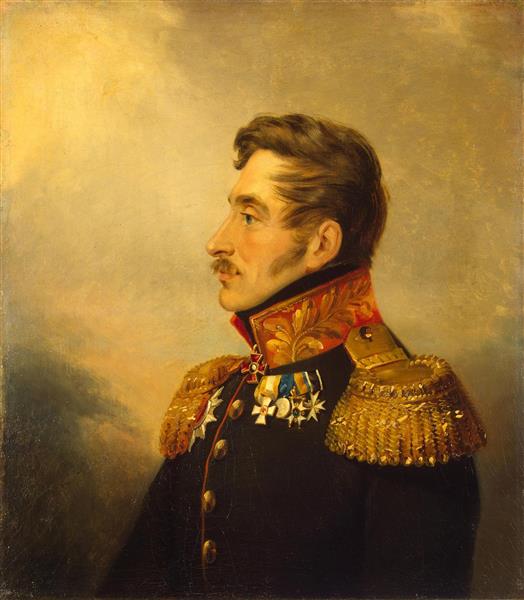 Vasily Petrovich Obolensky, Russian General - George Dawe