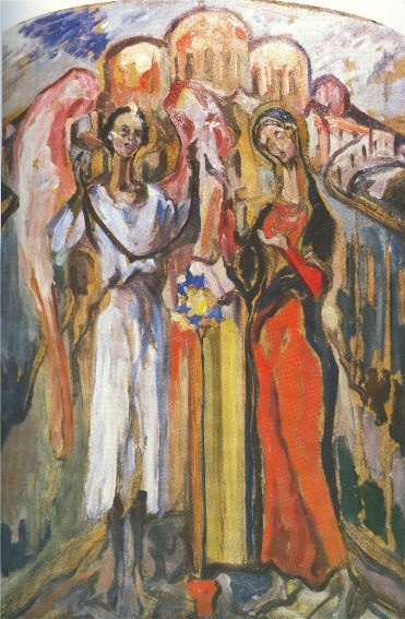 Annunciation, 1931 - Oleksa Nowakiwskyj