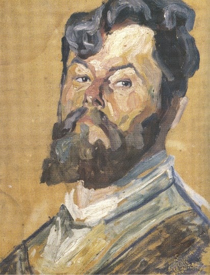 Self-portrait, 1910 - Алексей Харлампиевич Новаковский