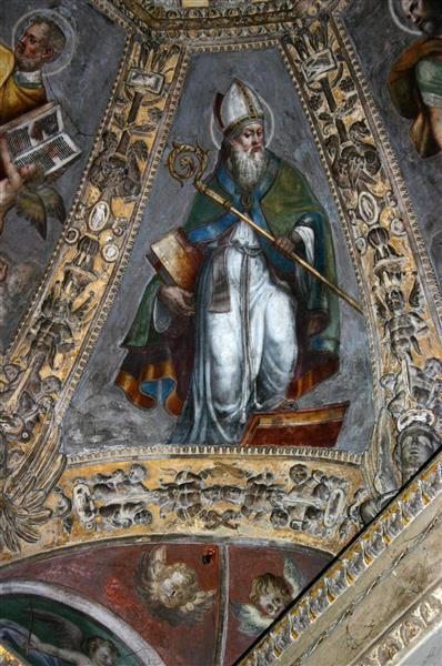 Святий Августин як вчитель Церкви, 1540 - Carlo Urbino