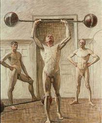 Pushing Weights with Two Arms - Eugène Jansson