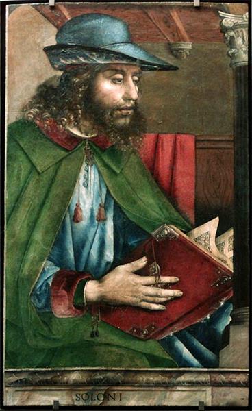 Solon, c.1476 - Justus van Gent