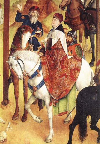 Calvary Triptych (detail), 1465 - 1468 - Joos van Wassenhove