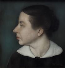 Portrait of Anne Zernike - Jan Mankes