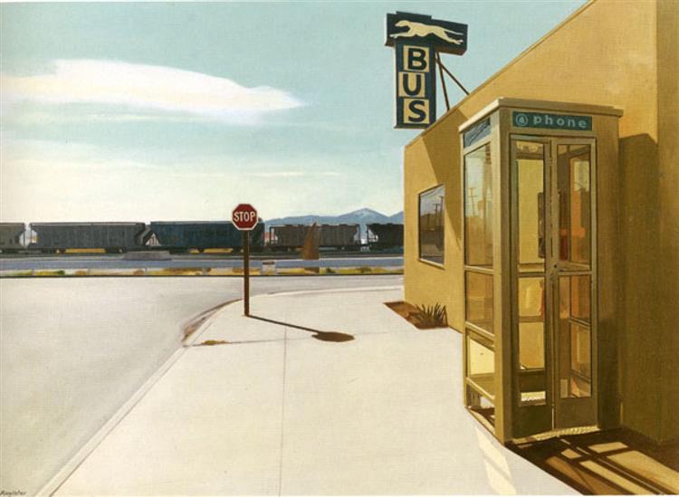 Mojave Bus Station, 1978 - John Register